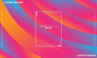 Colorful geometric background with gradient motion shapes composition vector