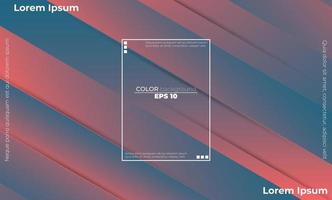 Colorful geometric background with gradient motion shapes composition vector