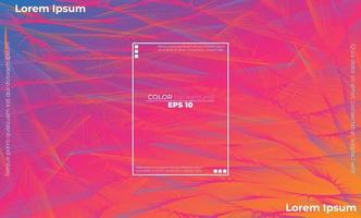modern line wave curve abstract presentation background vector