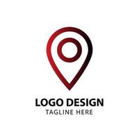 Map Location Logo Vector Template Design Illustration