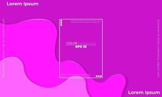 Trendy fluid flow gradient shapes composition vector