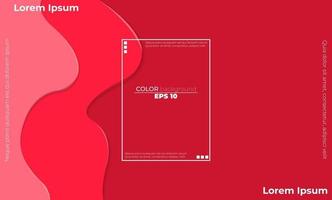 Trendy fluid flow gradient shapes composition vector