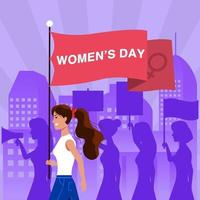 concepto del día internacional de la mujer