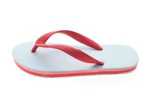 Flip flop on white background photo