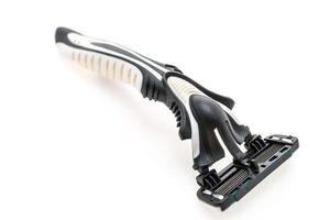 Razor on white background photo