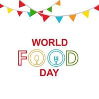 World Food Day Celebration Vector Template Design Illustration