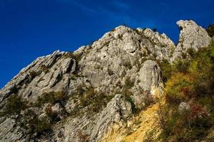 Danube gorge in Djerdap on the Serbian-Romanian border photo