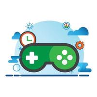 game illustration. Flat vector icon. can use for, icon design element,ui, web, mobile app.