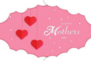 Happy Mother's Day Greeting Template vector