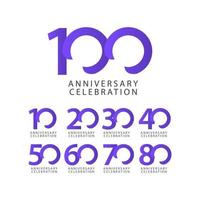 100 Years Anniversary Celebration Vector Template Design Illustration