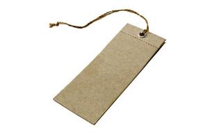 Kraft paper label photo