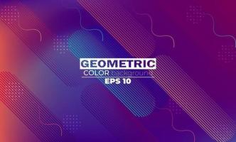 geometric background with gradient motion shapes composition vector