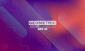 geometric background with gradient motion shapes composition vector