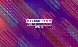 geometric background with gradient motion shapes composition. vector