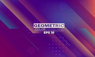 geometric background with gradient motion shapes composition. vector