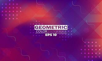 geometric background with gradient motion shapes composition vector