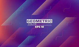 geometric background with gradient motion shapes composition vector