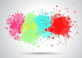 Abstract background with a watercolour splatter design vector