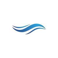 Water wave icon vector