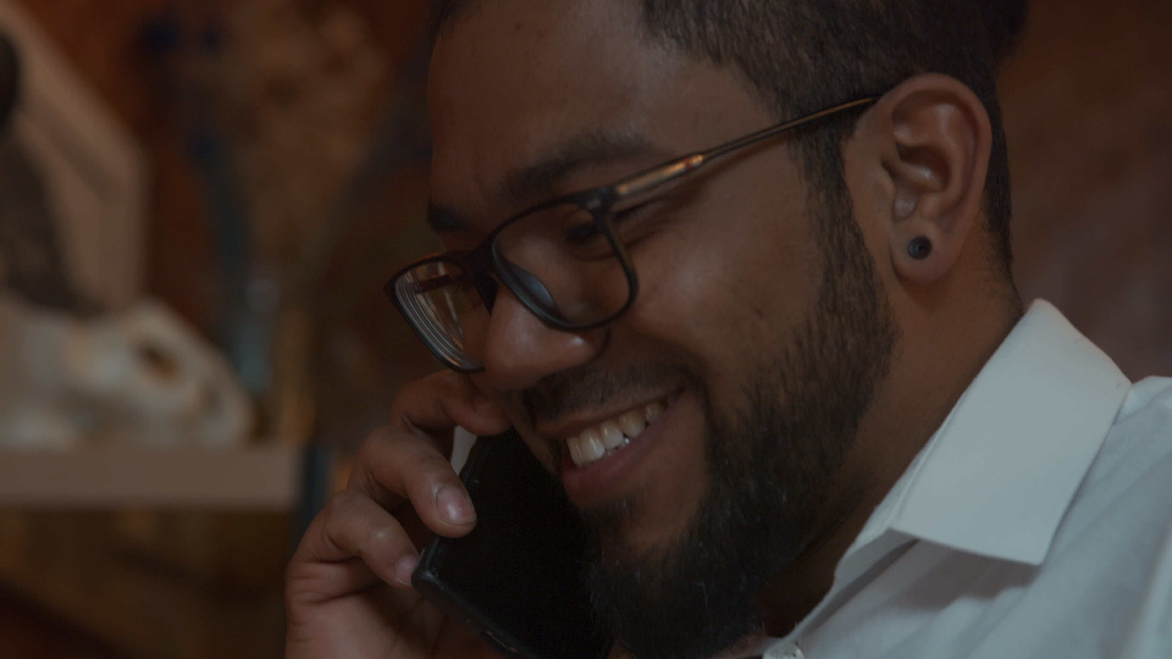 phone on ear