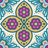 Flower Mandala. Vintage decorative elements. Oriental pattern, vector illustration.-1