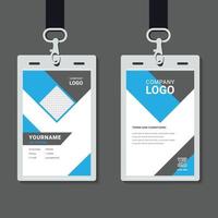 professional corporate id card template mockup