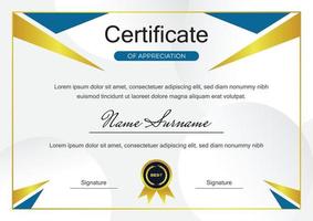 Certificate Design Template For Achievement