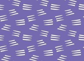 Hand drawn, purple, white colors seamless pattern vector