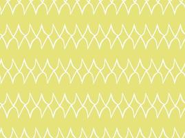 Hand drawn, yellow, white color seamless pattern vector