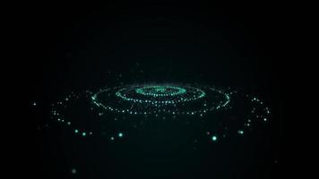 Abstract Digital Particles Field Fx Background Loop video