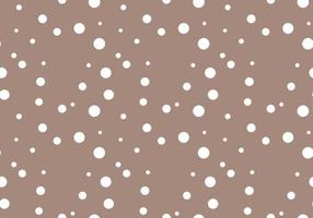 Hand drawn, brown, white color dots seamless pattern vector