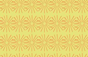 Hand drawn, yellow, orange color star seamless pattern vector