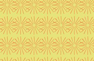 Hand drawn, yellow, orange color star seamless pattern vector