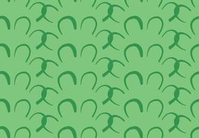 Hand drawn, green colors shapes pattern vector