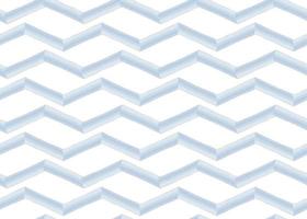 Hand drawn, blue, white color zig zag seamless pattern vector
