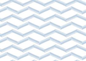 Hand drawn, blue, white color zig zag seamless pattern vector