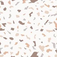 Terrazzo seamless pattern with colorful rock pieces. Terrazzo seamless pattern. Pastel colors. Marble texture. Terrazzo floor marble pattern. Vector illustration.