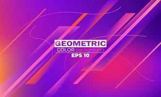 Geometric background with gradient motion shapes composition. Applicable for gift card, poster on wall poster template, landing page, ui, ux ,cover book, banner, social media post vector