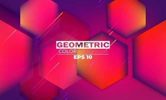 Geometric background with gradient motion shapes composition. Applicable for gift card, poster on wall poster template, landing page, ui, ux ,cover book, banner, social media post vector