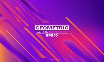 Geometric background with gradient motion shapes composition. Applicable for gift card, poster on wall poster template, landing page, ui, ux ,cover book, banner, social media post vector