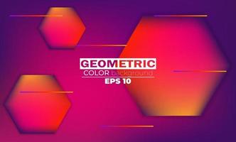 Geometric background with gradient motion shapes composition. Applicable for gift card, poster on wall poster template, landing page, ui, ux ,cover book, banner, social media post vector