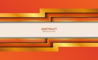 Abstract Design Gold And Orange vector