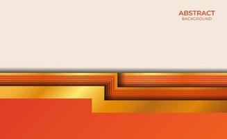 Abstract Design Gold And Orange Style vector