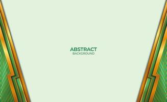 Background Design Gold And Green Abstract Style vector