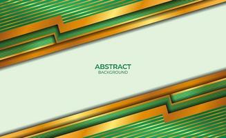 Background Abstract Style Gold And Green vector