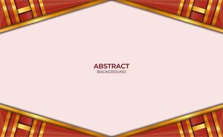 Design Luxury Abstract Red And Gold vector