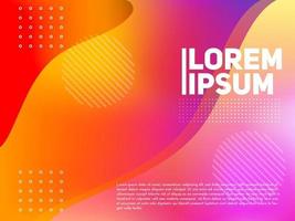 Beautiful abstract colored gradients with movement. It's a light and colorful blurred background. vector