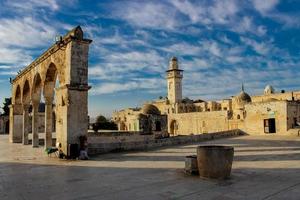 cúpula de la roca en jerusalén foto