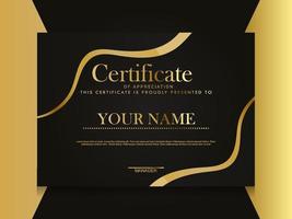 Certificate of Appreciation template.Trendy geometric design. vector