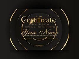 Certificate of Appreciation template.Trendy geometric design. vector